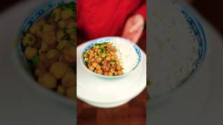 A quick and easy chickpea curry recipe  shorts [upl. by Caine857]