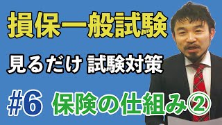 6【損保募集人一般試験★練習問題解説★】「保険の仕組み②」 [upl. by Atilegna]