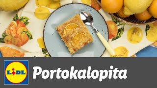 Portokalopita • reteta Bucataria Lidl [upl. by Boarer]