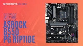 ASRock B550 PG Riptide  ATX motherboard designed for AMD Ryzen cpu and Ryzen Apu  First Contact [upl. by Garrot]