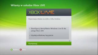 Zakładanie konta Xbox Live z poziomu konsoli Nowy Dashboard [upl. by Willcox]