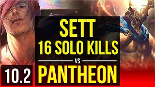 SETT vs PANTHEON TOP  7 early solo kills 16 solo kills KDA 2025  Korea Diamond  v102 [upl. by Rehttam776]