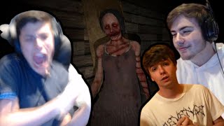 George Sapnap Karl and Punz play a HORROR GAME [upl. by Nedyah]