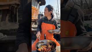 Funny Fisherman eating Seafood Part2 [upl. by Elexa]