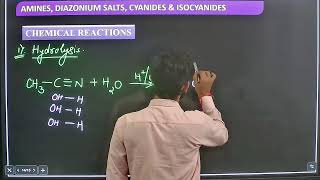 CHEMISTRY 12TH CYANIDES NITRILES [upl. by Alecia]