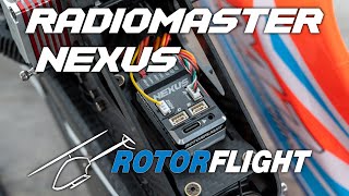 RadioMaster NEXUS amp RP3H Receiver Quick Look  NEW Rotorflight 2 Flybarless Heli Flight Controller [upl. by Lonny305]