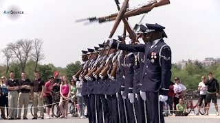 US Air Force Honor Guard AWESOME Performance [upl. by Hanus]