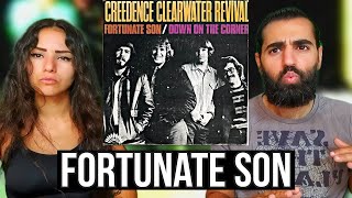 We react to Creedence Clearwater Revival  Fortunate Son Official Music Video [upl. by Dell]