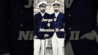 As semelhanças entre Nicolau II e Jorge V romanovs jorgeV georgev nicolauII romanov [upl. by Geirk]