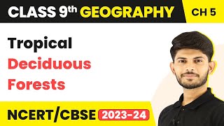 Class 9 Geography Chapter 5  Tropical Deciduous Forests Natural Vegetation amp Wildlife [upl. by Newol455]