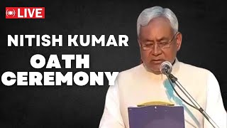 Nitish Kumar Oath Ceremony Live Nitish Kumar to Take Oath as Bihar Cm for Record 9th Time [upl. by Delanie]