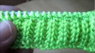 DIY TUTO TRICOT APPRENDRE A TRICOTER LES COTES ANGLAISES [upl. by Reamy]