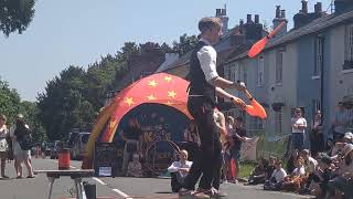 WATERCRESS FESTIVAL 2024 🌞🌞🌞CHRIS WELFORD  PART 1 🤩🤩🤩watercressfestival2024 juggling juggler [upl. by Akcired740]