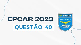 EPCAR 2023  QUESTÃO 40 GEOMETRIA [upl. by Harpp]