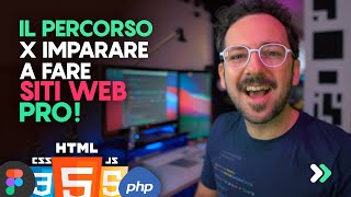 COME INIZIARE A FARE SITI WEB Il Percorso FREE Completo Professionale Html Css Js Php [upl. by Kcinnay]