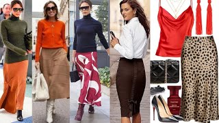 MODA TENDENCIA OTOÑO INVIERNO OUTFITS BONITOS CON PRENDAS BÁSICAS Y CLÁSICAS PARA MUJERES ELEGANTES [upl. by Yruj621]