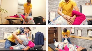 Chiropractic Adjustment for Neck Back amp Knee Pain Chiropractor in Bangalore [upl. by Inverson]