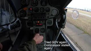 Turbine Start w GOV off Compressor Stall Turbine Helicopter Helicycle [upl. by Archle]