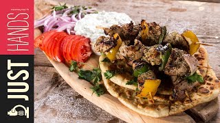 Greek pork souvlaki  Akis Petretzikis [upl. by Anirb847]