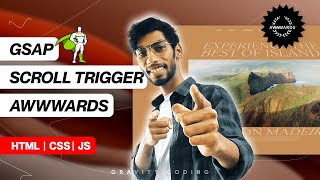 Crafting Awwwards Websites with GSAP Scroll Trigger amp 3D Perspective Effects  HTML CSS JS [upl. by Imotih]