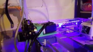 Micron EME dual extruders on a Airwolf3d HD2x printer [upl. by Weisbrodt]