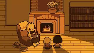 relaxing undertale music by the fireplace  fireplace ambience [upl. by Hesky]