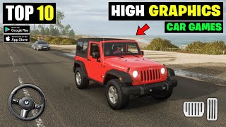 Top 10 OPEN WORLD Car Games Like Forza Horizon For Android  New Games 2023 [upl. by Leontine]