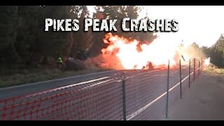 Pikes Peak Hill Climb Crashes [upl. by Story]