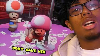 MARIO DONT SAVE HER VIRAL SONG REACTION [upl. by Nnyleve]