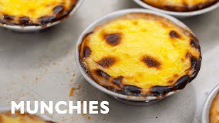 Pasteis de Nata Portuguese Egg Custard Tarts [upl. by Ahen]