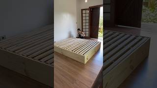 Pensando em trocar de cama Ja salva esse vídeo de cama box diy reels camabox [upl. by Tandie]