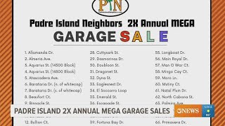 Mega Garage Sale happening Saturday on Padre Island [upl. by Elwaine]