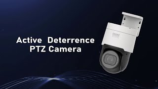 Active Deterrence PTZ Camera [upl. by Hyozo]