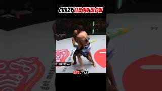 Crazy Elbow Blow muaythai mma boxing [upl. by Beichner]