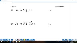 Delers en veelvouden [upl. by Casimire]