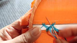 PLAITED INSERTION STITCH TUTORIAL [upl. by Aluin]