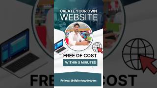 Make your own website free of cost within 5 minutes [upl. by Borroff]