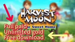 Harvest moon home sweet home mod apk modapk harvestmoon androidmods [upl. by Kinnon]