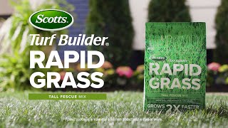 How to Use Scotts® Turf Builder® Rapid Grass Tall Fescue Mix [upl. by Enilemme]