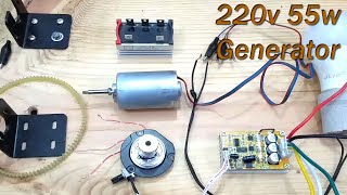 220v Mini Dynamo Electric Generator Hard Disk Brushless Mini Motor to Generate 220v Generator [upl. by Redna771]