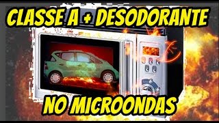 EXPLODINDO UM CLASSE A COM UM DESODORANTE NO MICROONDAS [upl. by Worrad]