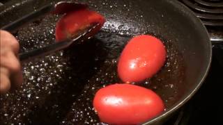 Cafe Isra Pan Fried Tomatoes [upl. by Neibart]