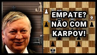 KARPOV o gênio dos finais de BISPOS DE COR OPOSTA  Clássicos do Xadrez [upl. by Wengert]