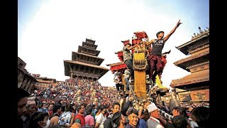 Bisket JatraUnique Newari Festival Only Celebrated In Bhaktapur [upl. by Noe402]