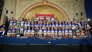 Weber State Large Coed 2024 D1A GRAND CHAMPIONS 💜🏆 champions nationals largecoed D1A cheer [upl. by Evette]