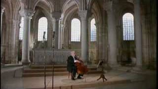 Rostropovich Plays Bach 2ii Allemande [upl. by Silevi]