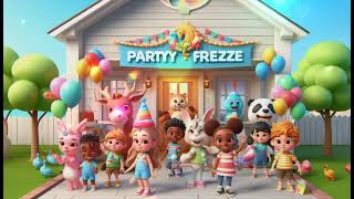 quotParty Freeze Dance Song  Kuki Kids Music  Cartoon Nursery Kids Songsquot [upl. by Schuman172]