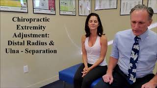 Chiropractic Extremity Adjustment Distal Radius amp Ulna  Separation [upl. by Anneyehc611]