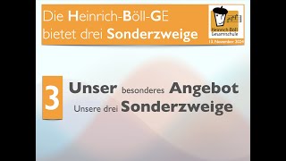 Info HBG Unsere Sonderzweige [upl. by Ecnaralc]