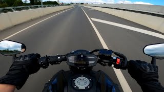 My New Akrapovič Exhaust PURE SOUND  YAMAHA MT07 POV 4K [upl. by Morez979]